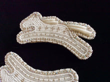 Load image into Gallery viewer, Dentalium Shells on Beaded White Horse Earrings