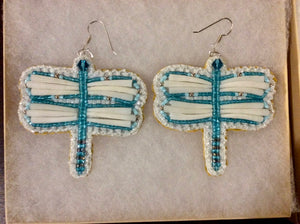 Turquoise Dragonfly Earrings