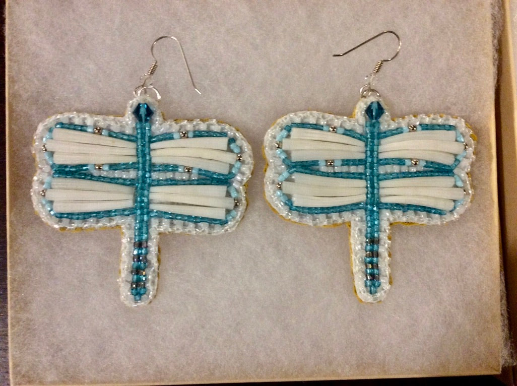 Turquoise Dragonfly Earrings