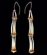 Dentalium Earrings – Es Naabishebizonan
